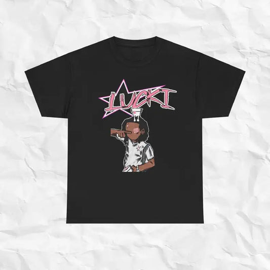 Unisex Lucki Shirt Rapper Cartoon Merch Tour Graphic Tee