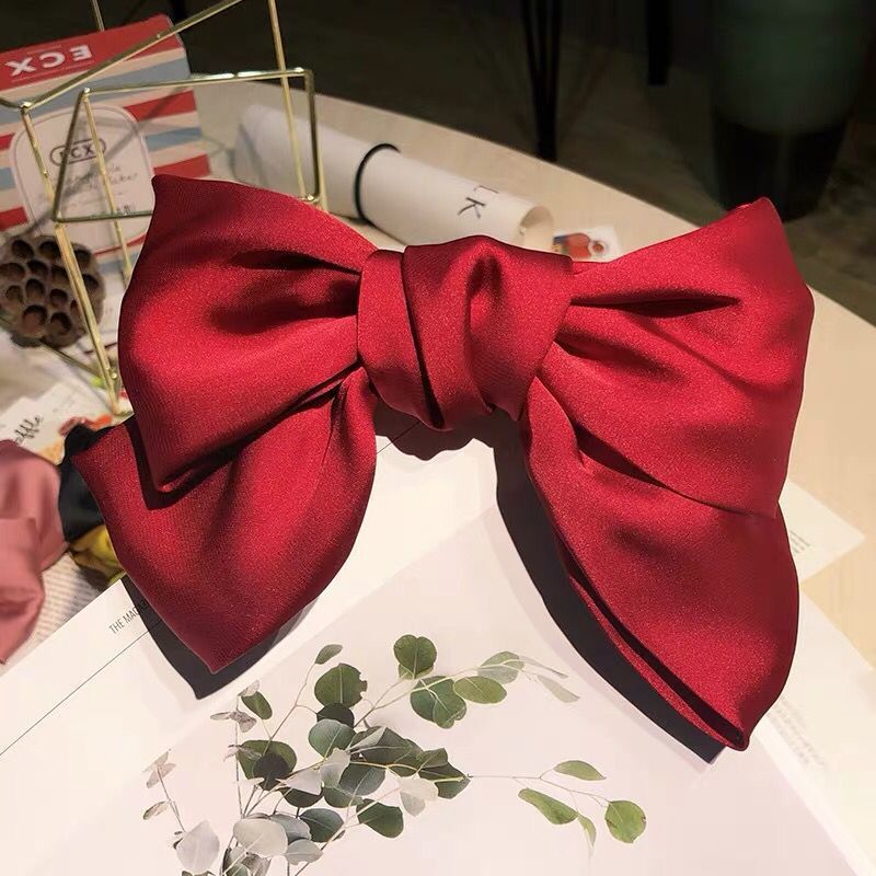 Chiffon Bow Hair Clip Women