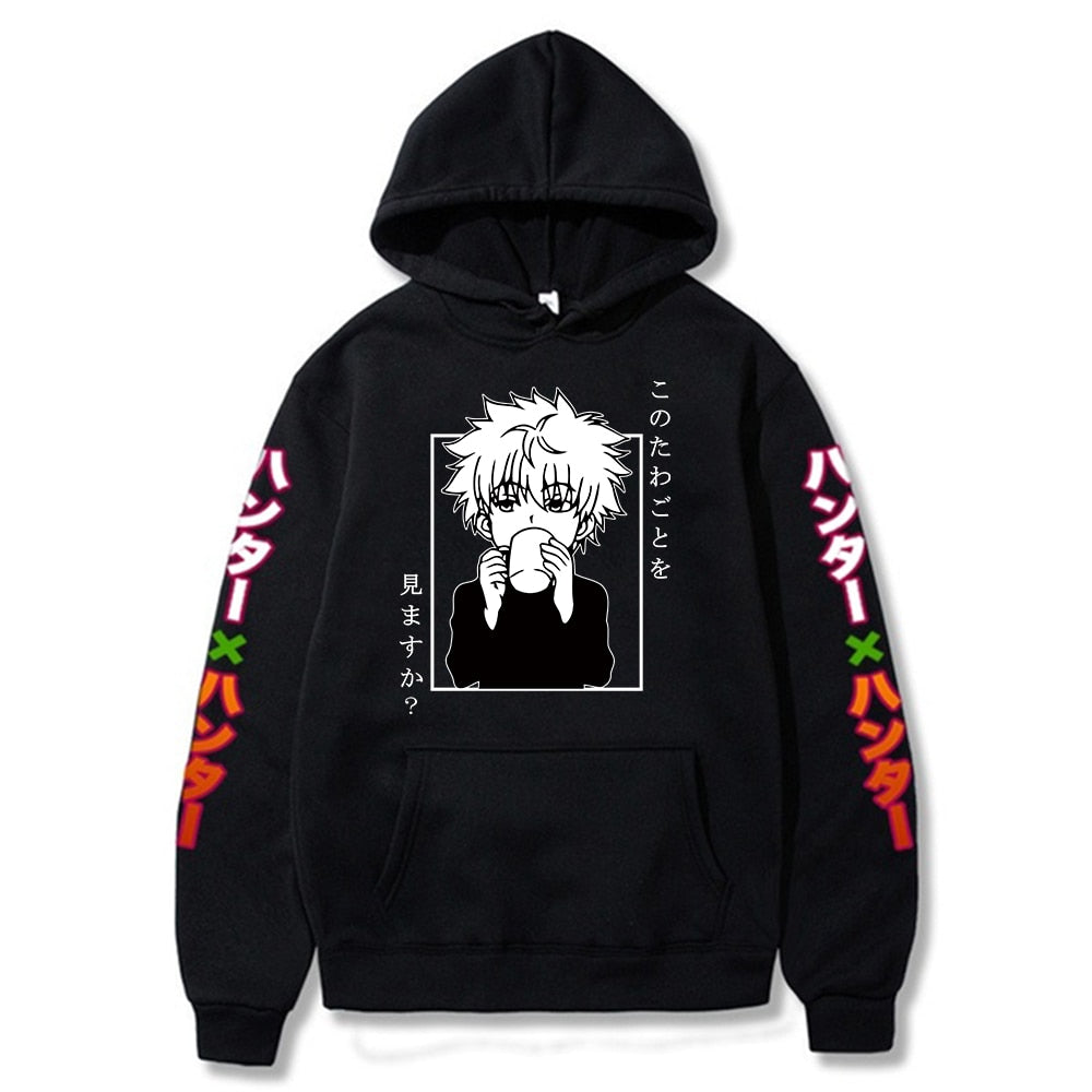 2020 Anime Hunter X Hunter Killua Leorio Kurapika Gon Hisoka Pullover Hoodie Streetswear Tops