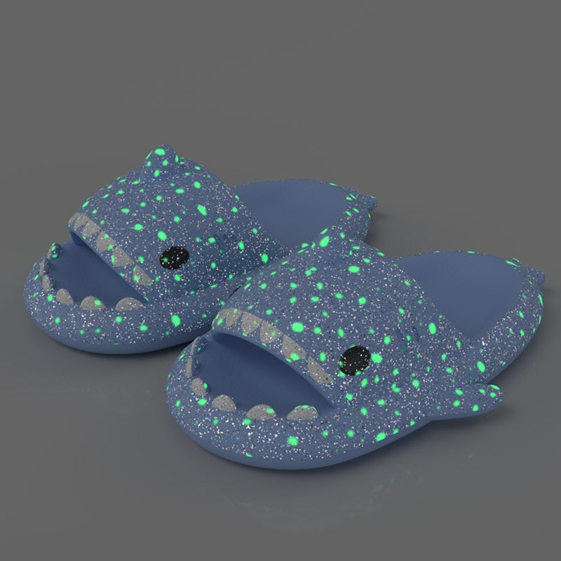 Fluorescence Shark Slippers