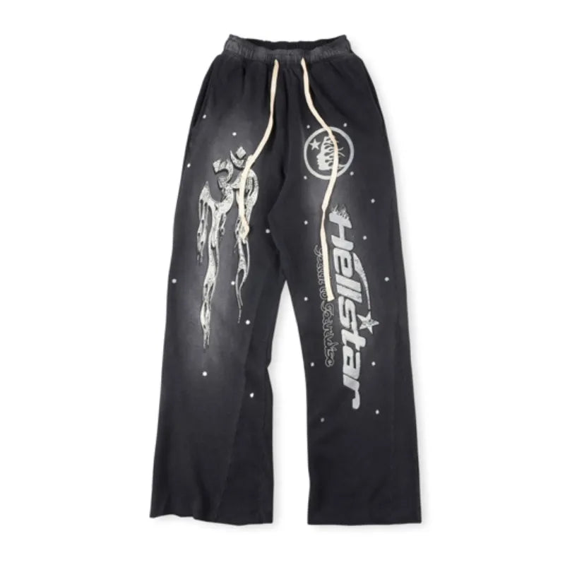 Unisex Y2K Hellstar Streetwear Vintage Harajuku Hip Hop Gothic  sweatpants