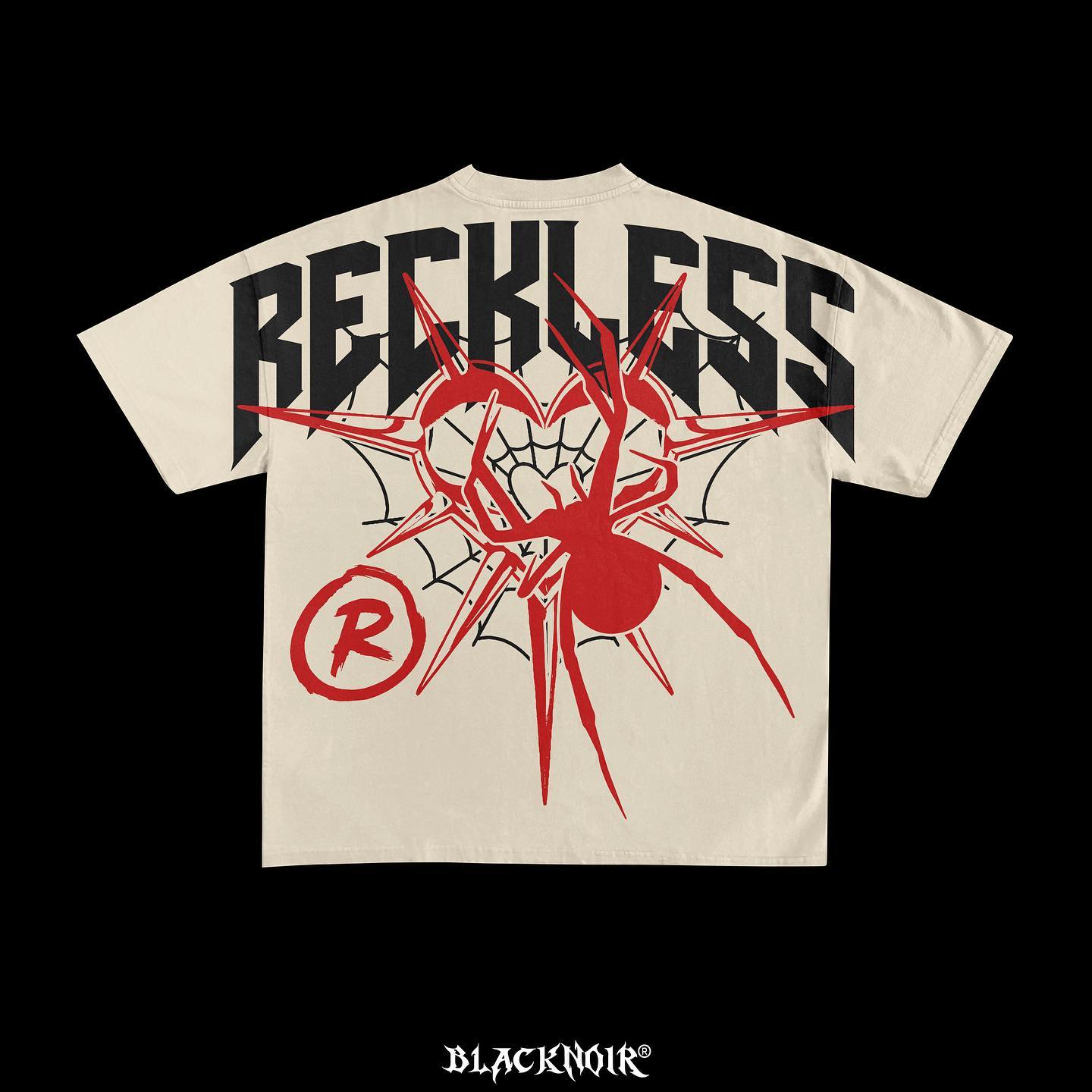 Men's Prochoice RECKLESS spider Print graphic t shirts