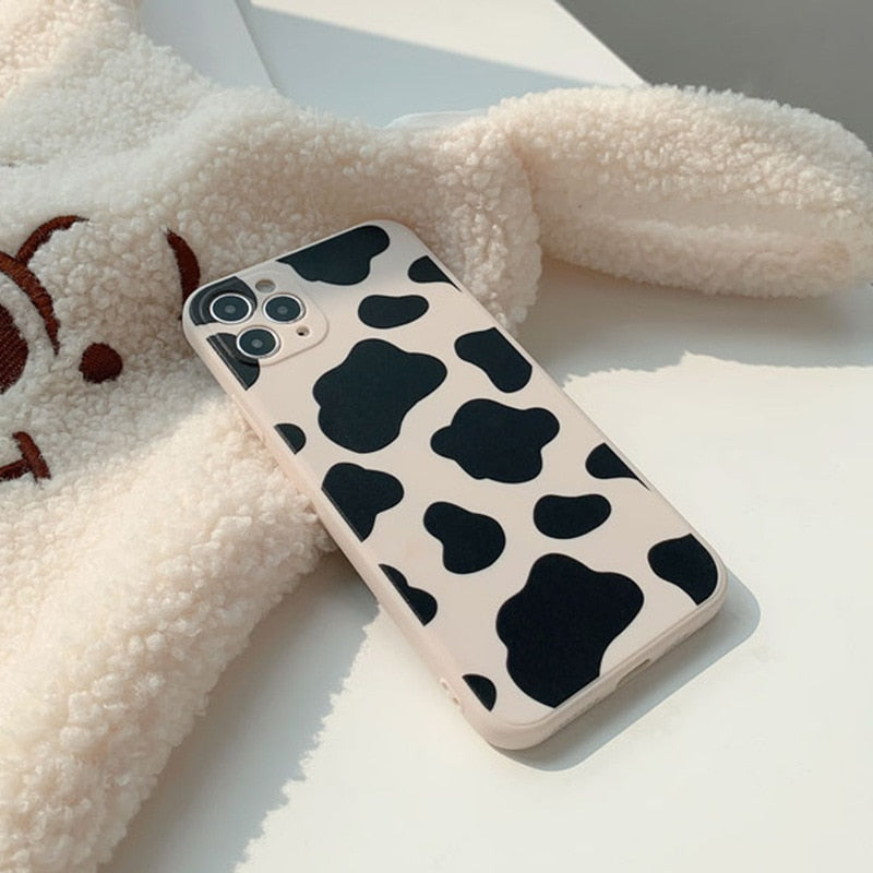 Retro cow print art japanese Phone Case for apple iPhone