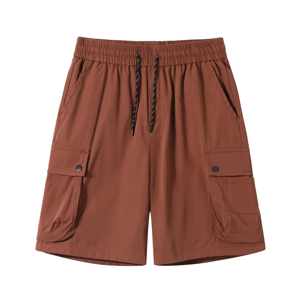 Men Korean Streetwear Cargo Shorts