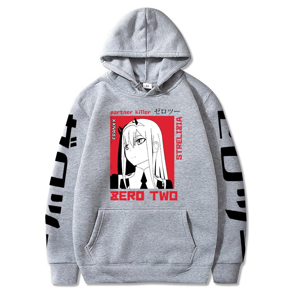 Mens Harajuku Pullover Hoodie Anime