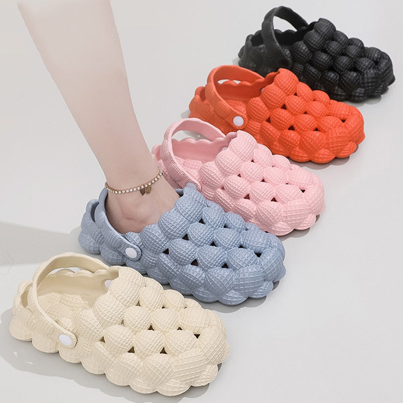 SHEVALUES Clogs Bubble Ball Sandals