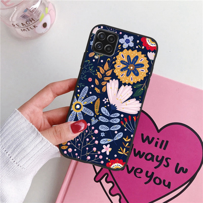 Love Heart Butterfly Flower Graphic Samsung Case