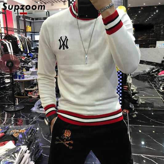 Men Supzoom New Arrival Top Fashion O-neck Pullovers