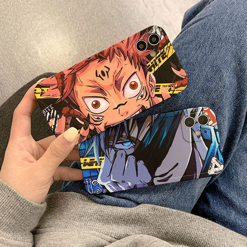 Anime Jujutsu Kaisen Yuji Itadori Fushiguro Megumi Phone Case For IPhone