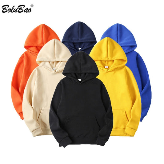 BOLUBAO Fashion Brand Men's Hoodies New Spring Autumn Casual Hoodies Sweatshirts Men's Top Solid Color Hoodies Sweatshirt Male