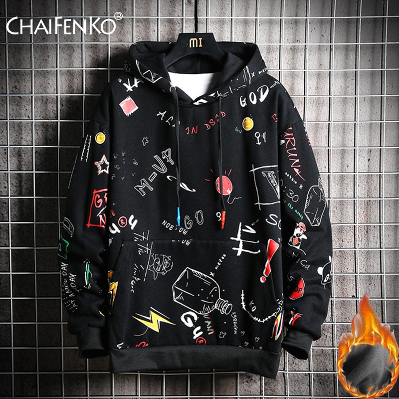 Men CHAIFENKO Hip Hop Autumn Fashion Hoodie