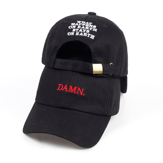 Embroidered DAMN Hip Hop Stitched Kendrick lamar Snapback Baseball Cap