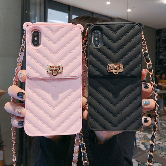 Luxury Wallet Bag Phone Case For iPhone