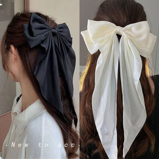 Chiffon Bow Hair Clip Women