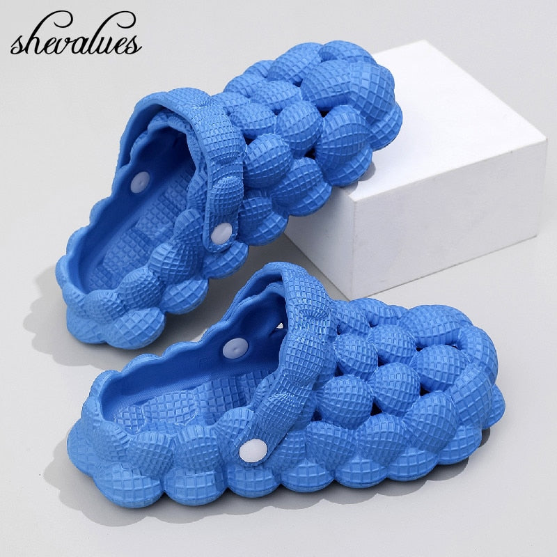 SHEVALUES Clogs Bubble Ball Sandals