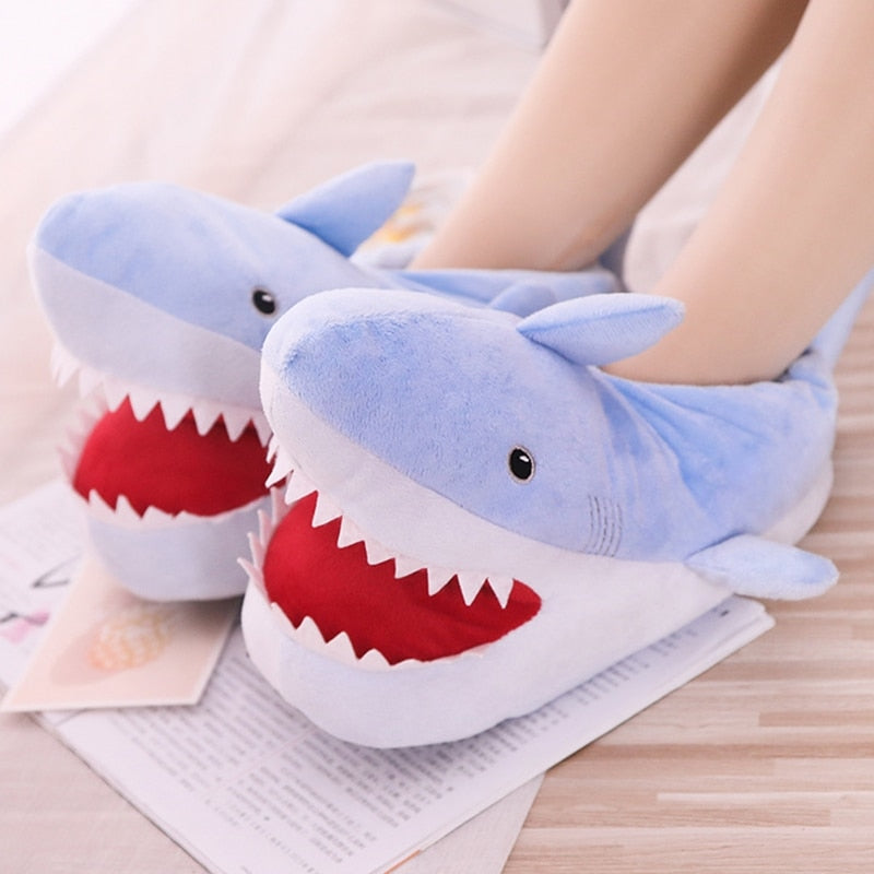 Cute Shark Shape House Slippers