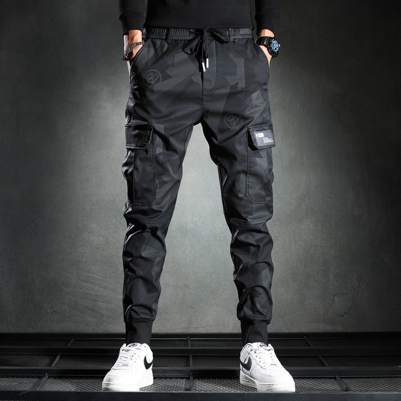 Sweatpants Men Camouflage Elasticity Military Cargo Pants