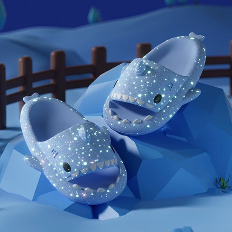 Fluorescence Shark Slippers